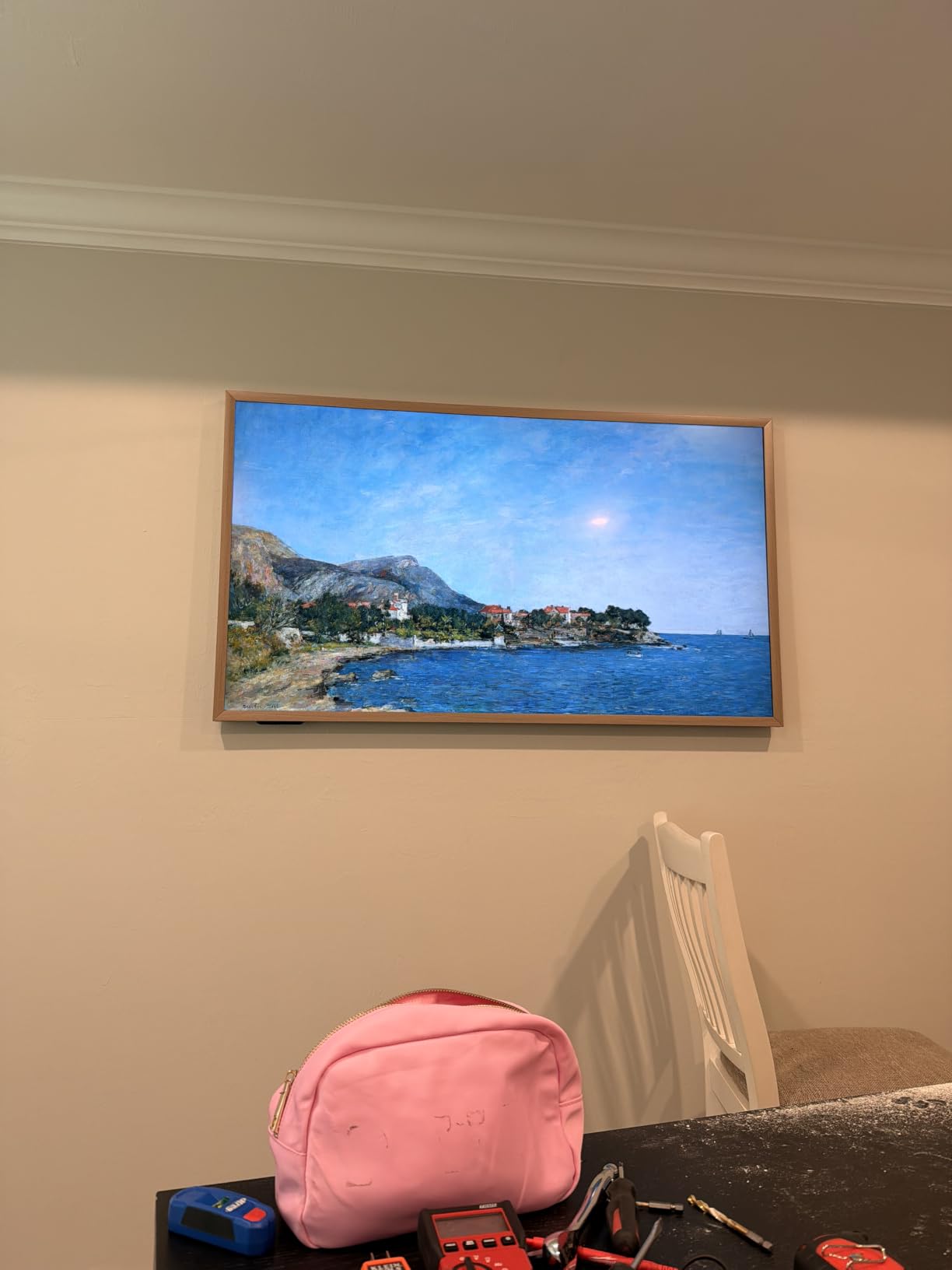 Hisense 85“ Hi-QLED 4K S7 CanvasTV Series Google Smart Art TV (85S7SG, 2026 New) - 144Hz, Art Gallery, Dolby Vision HDR, Anti-Glare Panel, Hi-Matte Display, Frame & UltraSlim Wall Mount Included customer photo 1