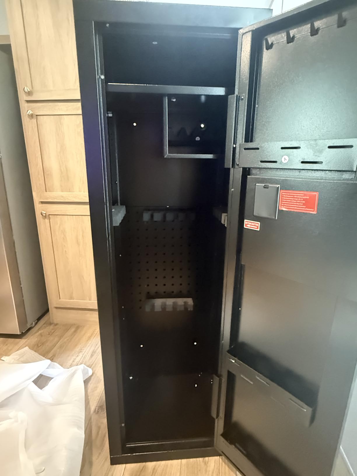 KAER 10-15 Biometric Gun Safe for Rifles and Pistols,Large Gun Cabinet with Removable Racks & Adjustable Shelf,Fingerprint Keypad Lock Rifle Safe for Home & Hunting(AR-15) customer photo 2