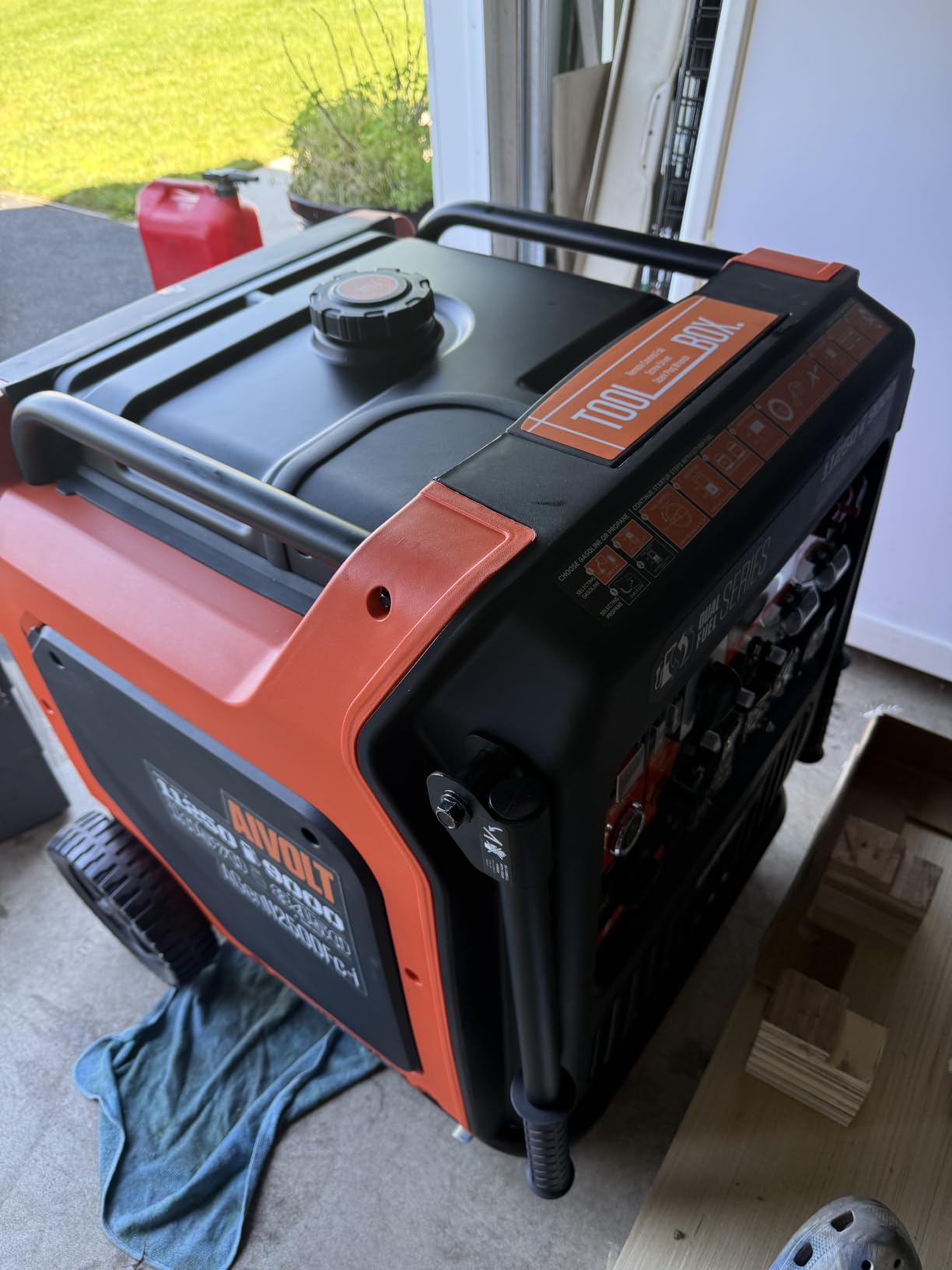 AIVOLT 8000W Dual Fuel Inverter Generator 50A RV Generator customer photo 2