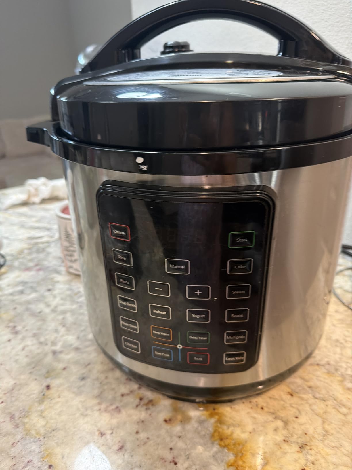 DUMOS 16-in-1 Electric Pressure Cooker, 6QT Programmable Multi Cooker with 12 One-Touch Presets, Soup Steam Yogurt and More, Ceramic Inner Pot Delay Start & Keep Warm, Includes Recipe Guide, Silver customer photo 1