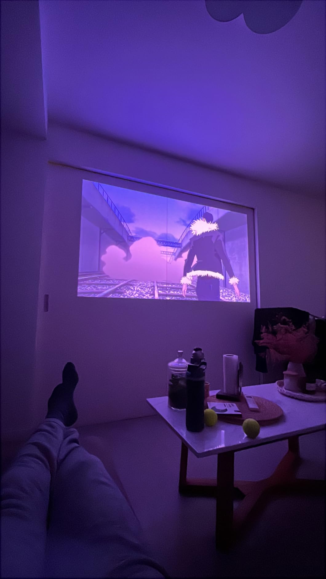 JMGO N1S 4K Upgrade Triple Laser Projector, 1700 ISO Lumens, Google TV customer photo 2