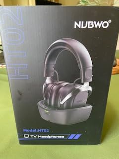NUBWO Wireless Over-Ear Headphones with Charging Base, 2.4GHz Bluetooth Headphones, 20ms Ultra Low Latency, 65H Playtime, Bluetooth 5.3, 3.5mm AUX customer photo 2