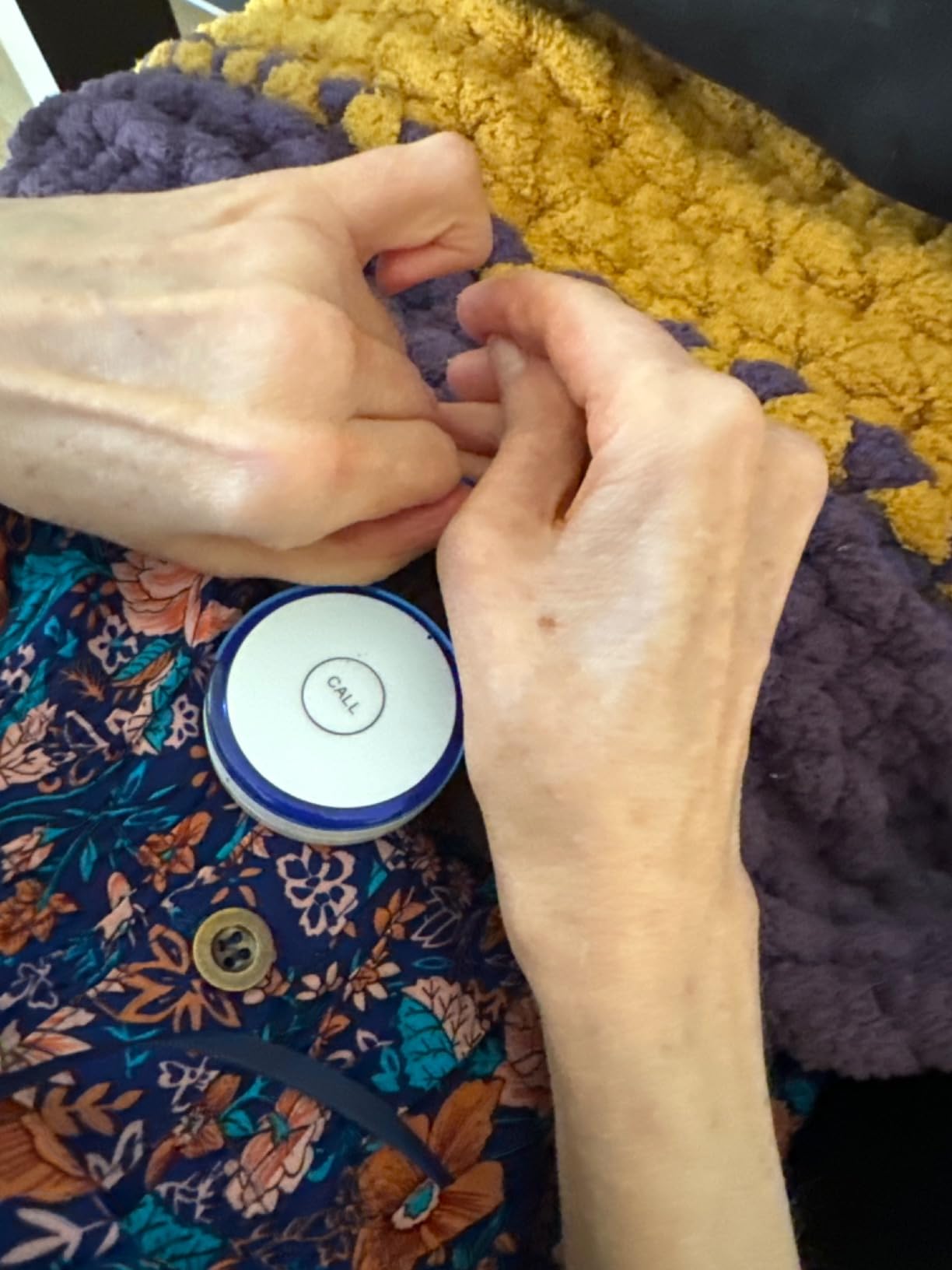Life Alert System No Monthly Fee, Caregiver Pager Call Button for Elderly at Home, Medical Alert Systems for Seniors with App, Panic Button Alarm System, 2.4GHz WiFi Receiver, Necklace, Bracelet customer photo 2