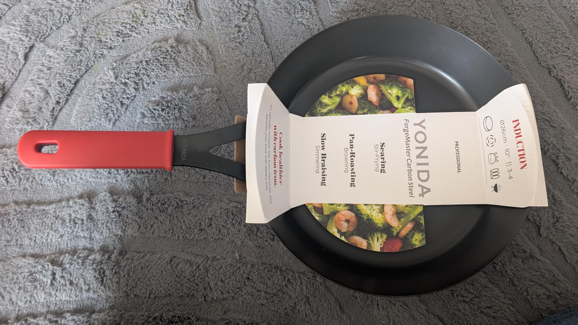 Carbon Steel Pan, 12 Inch Nonstick Frying Pan Skillet customer photo 1