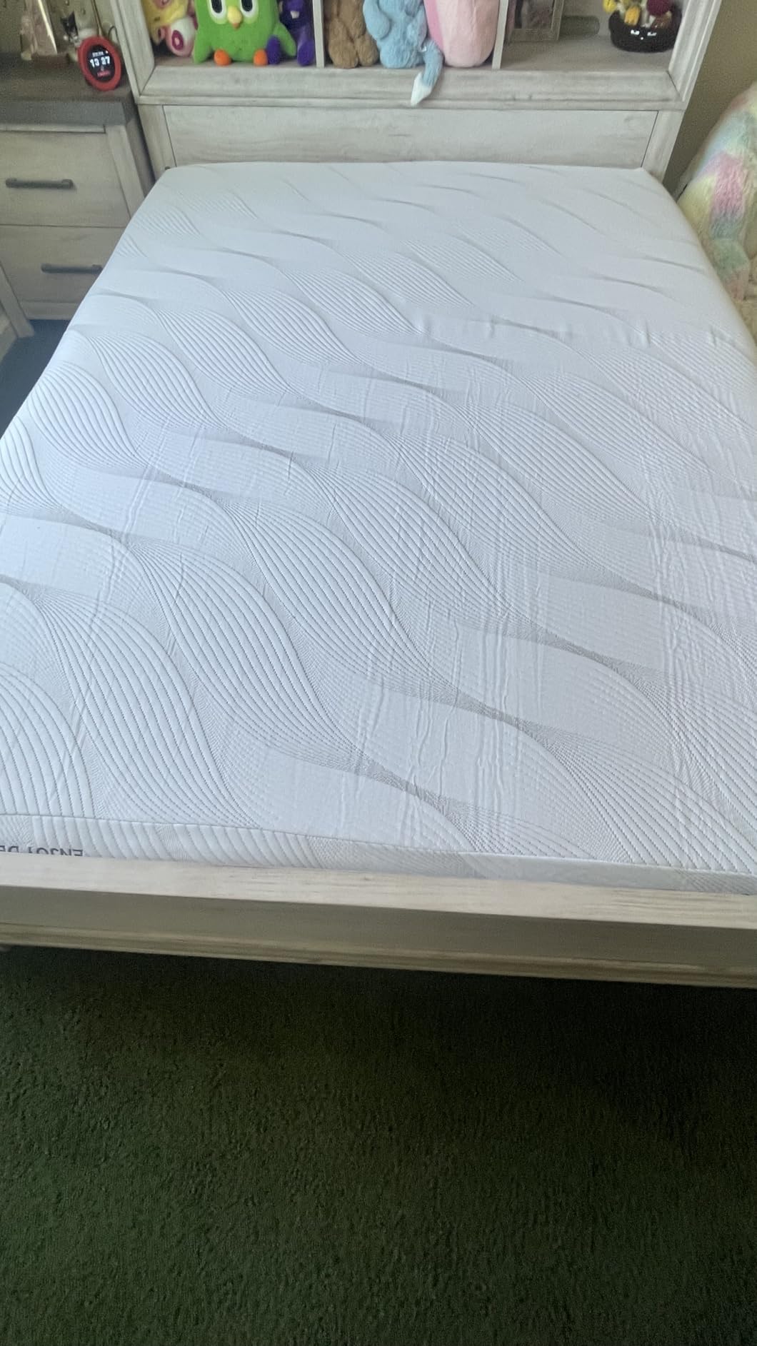 Extra Firm King Mattress 14-Inch: Zoned Thick Memory Foam for Back Pain, Extra Lumbar Support for Deep Sleep, Cooling Washable Fiberglass Free Cover for Couple, CertiPUR-US Oeko-Tex Certified, 80x76 customer photo 1