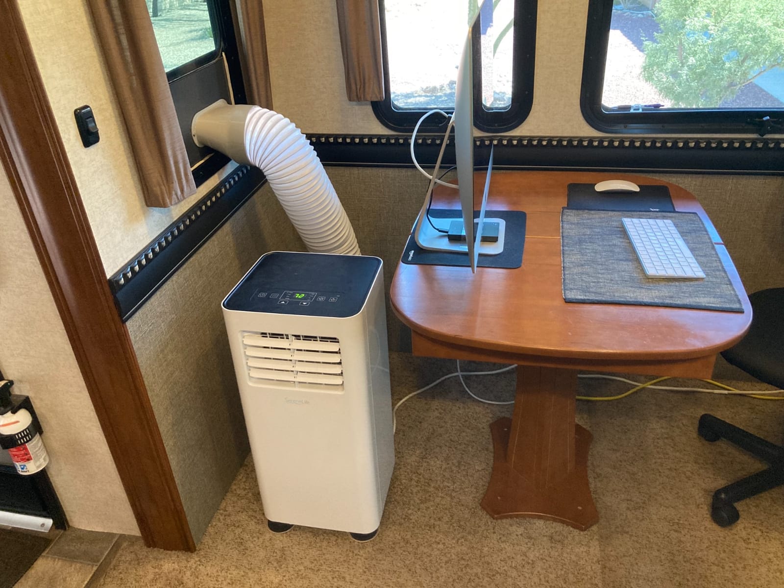 SereneLife 12,000 BTU Portable Air Conditioner with Dehumidifier, Heat, & Fan | Wi-Fi Enabled Portable AC Unit for Rooms up to 550 Sq Ft | Compact Standing Air Conditioner with Window Kit customer photo 2