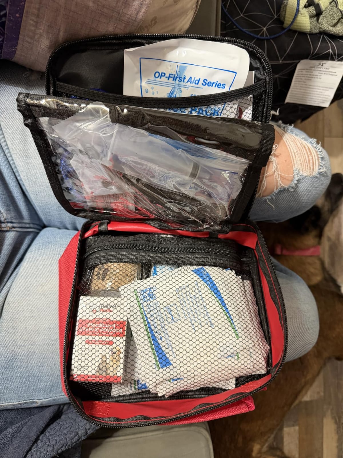 Essential Pet First Aid Kit for Dogs & Cats - Emergency Home & Travel Kit customer photo 1