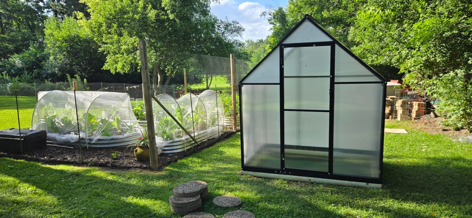 10x12 FT Greenhouse with Hygrometer, Windproof UV Protection Green Houses customer photo 2