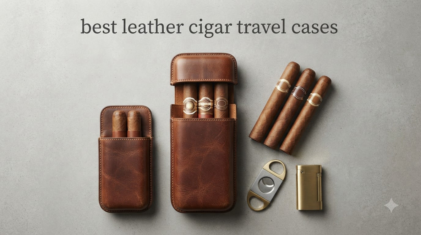 best leather cigar travel cases