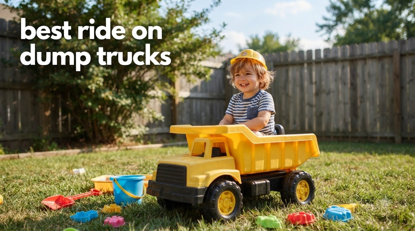 best ride on dump trucks