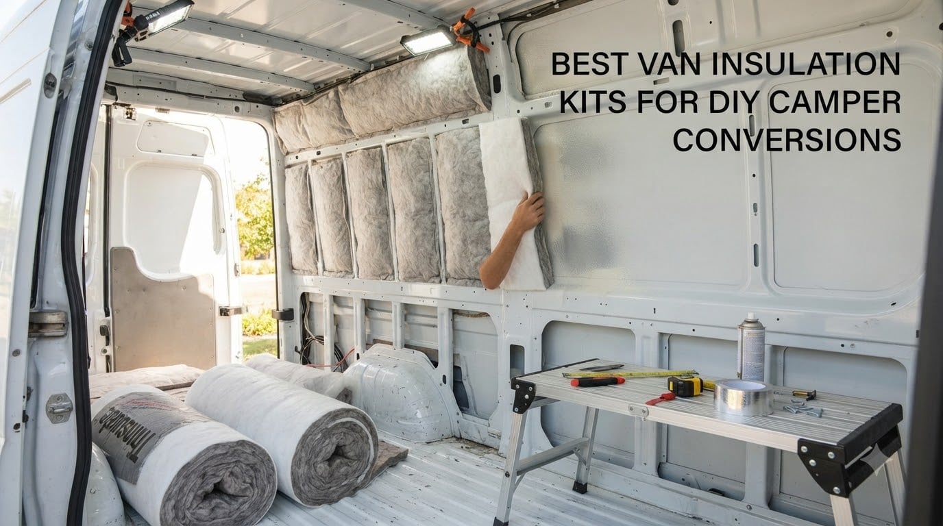 best van insulation kits for diy camper conversions