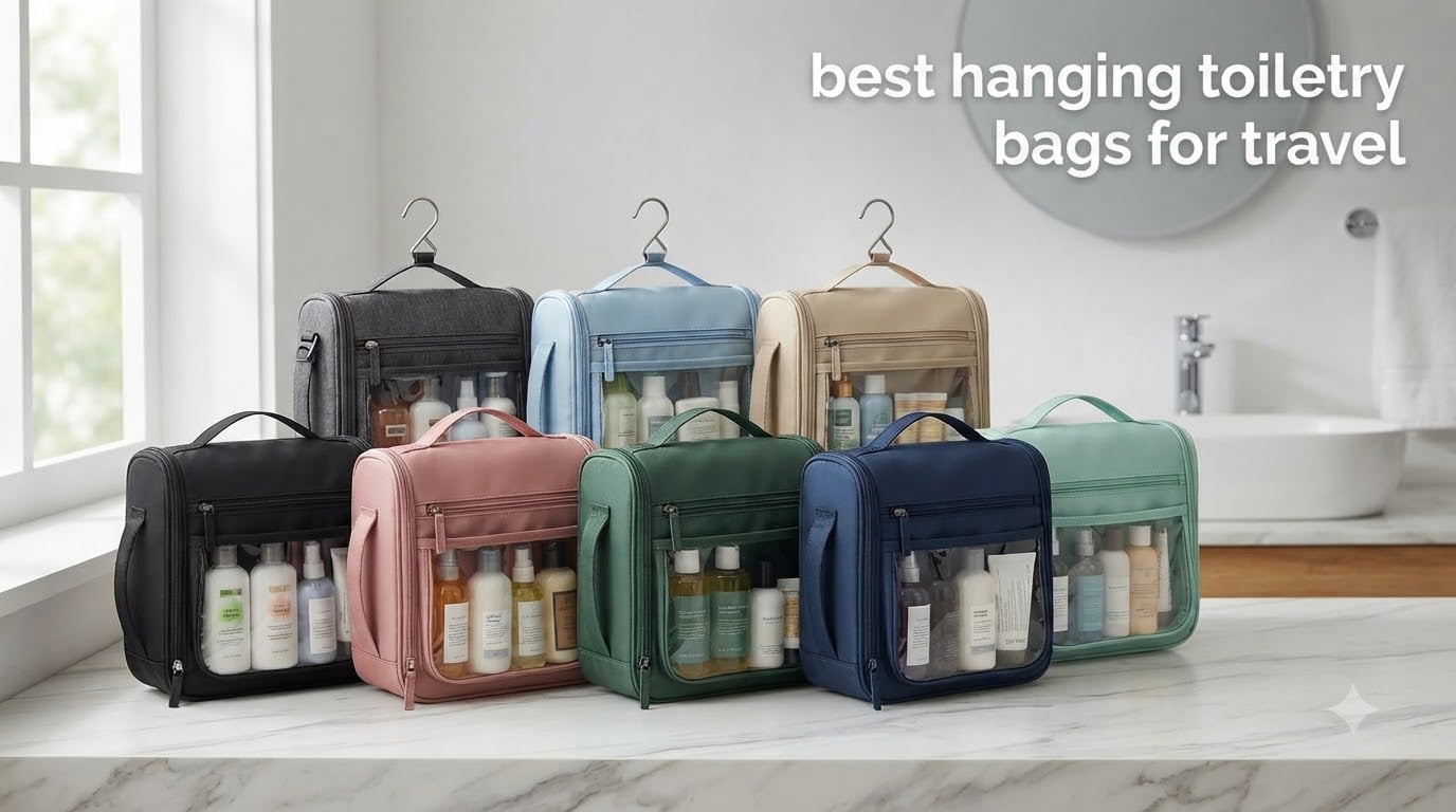 best hanging toiletry bags for travel
