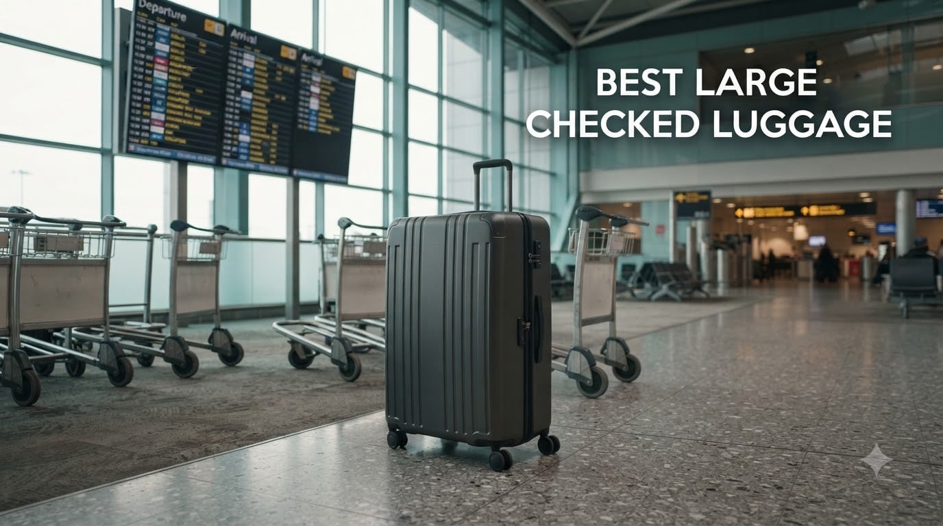 best large checked luggage