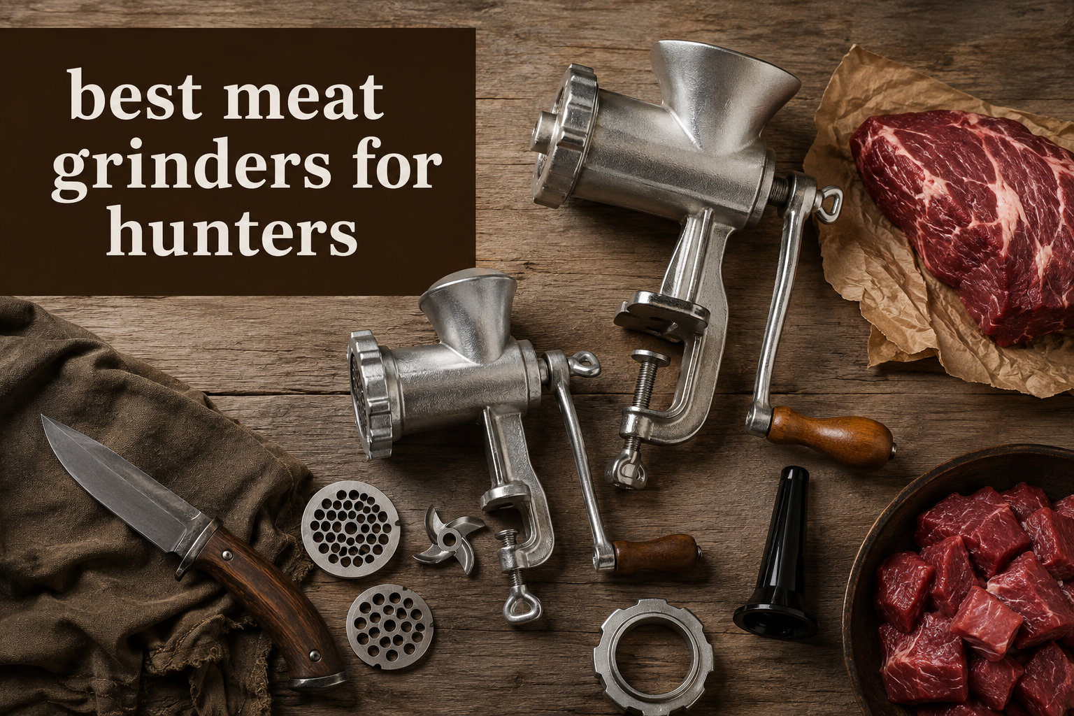 best meat grinders for hunters