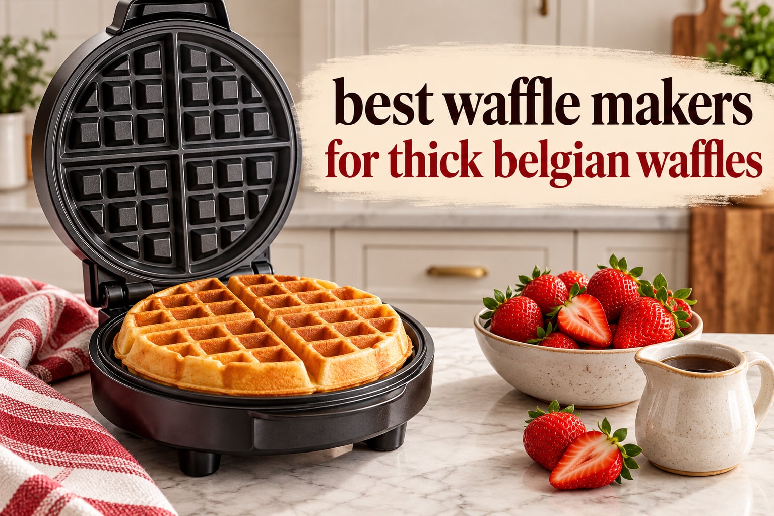best waffle makers for thick belgian waffles