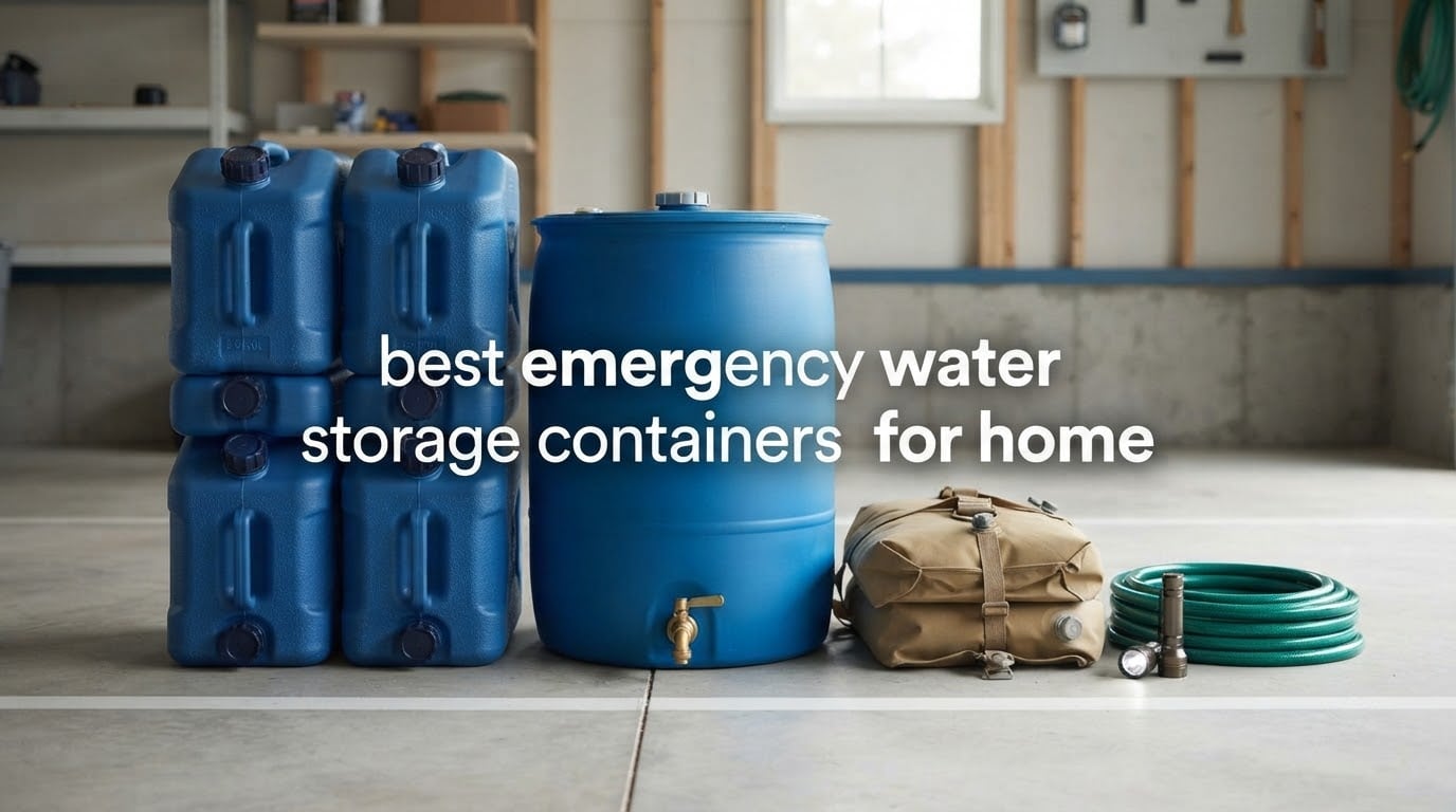 best emergency water storage containers for home