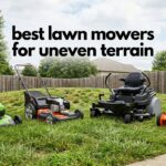 best lawn mowers for uneven terrain