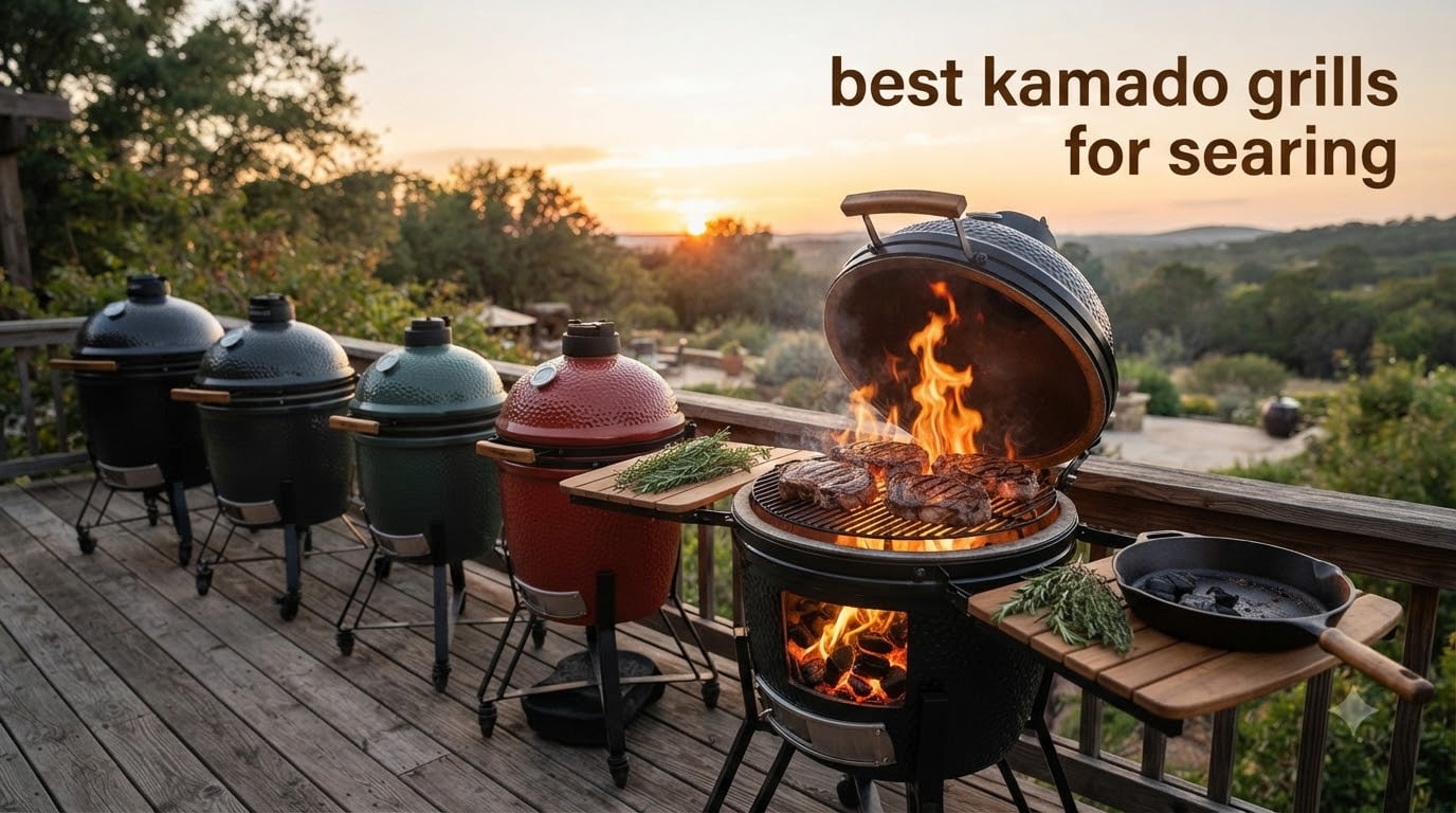 best kamado grills for searing