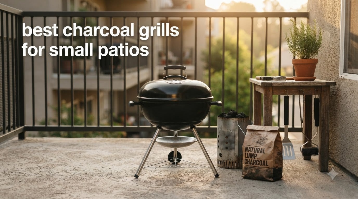best charcoal grills for small patios