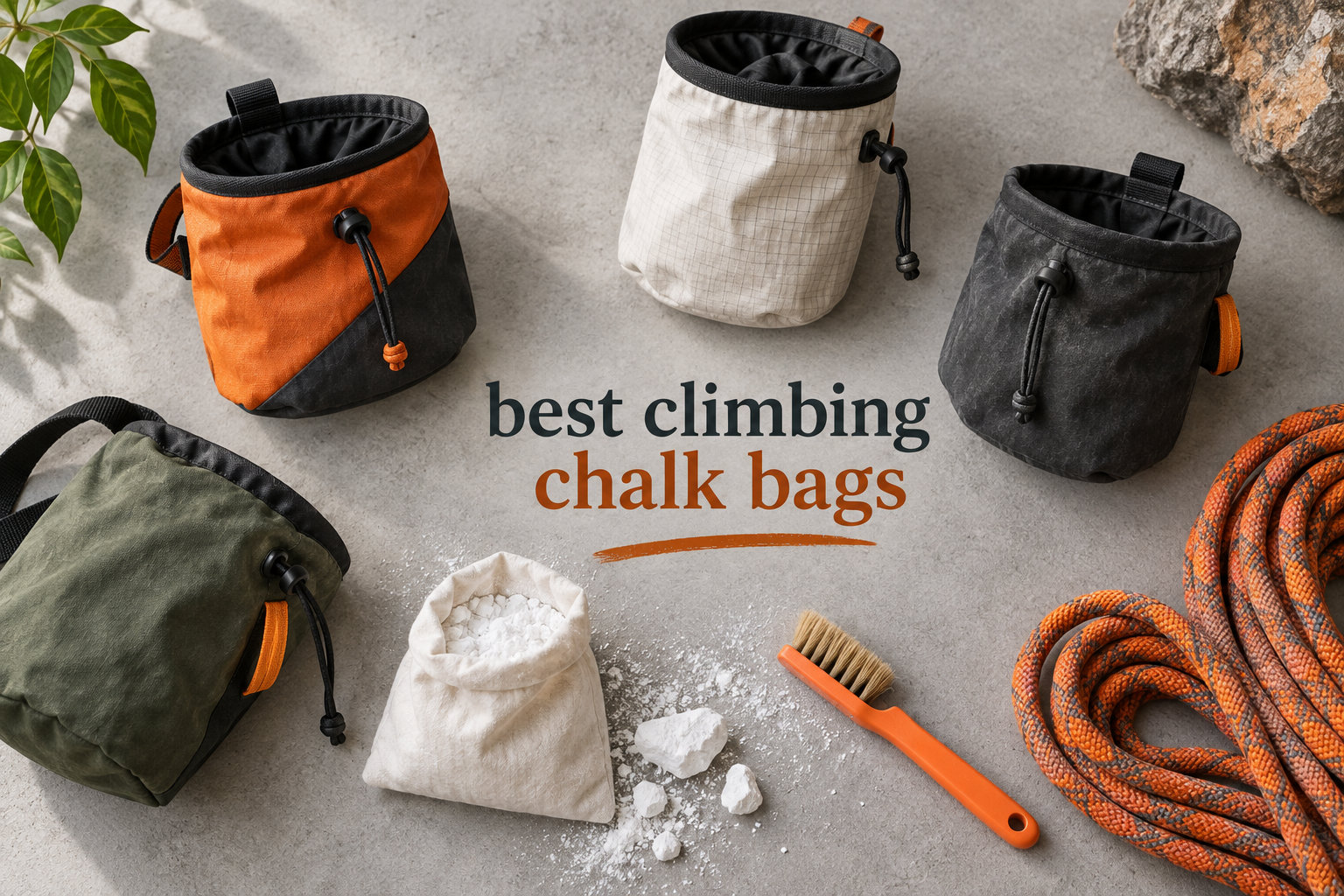 best climbing chalk bags