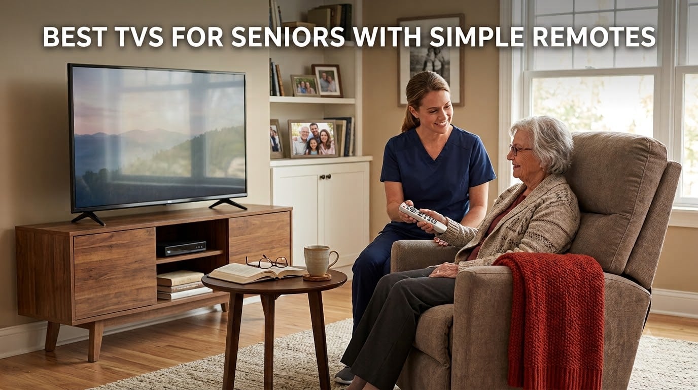 best tvs for seniors with simple remotes