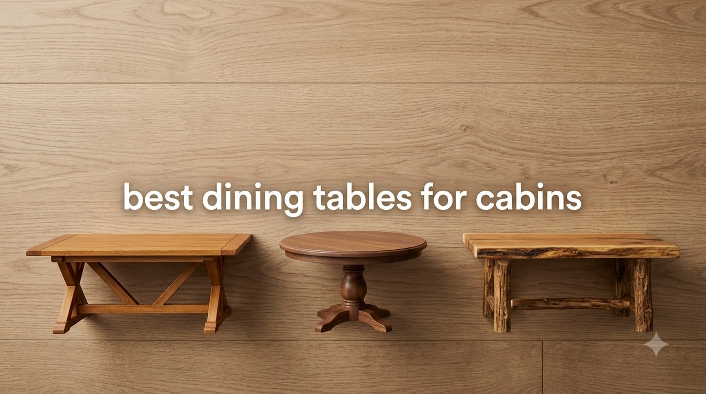best dining tables for cabins