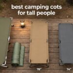 best camping cots for tall people