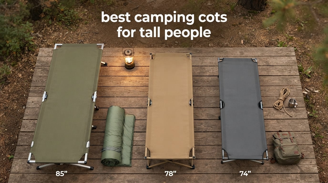 best camping cots for tall people