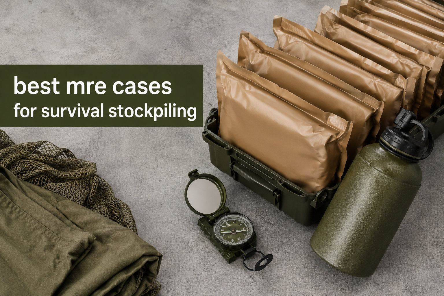 best mre cases for survival stockpiling