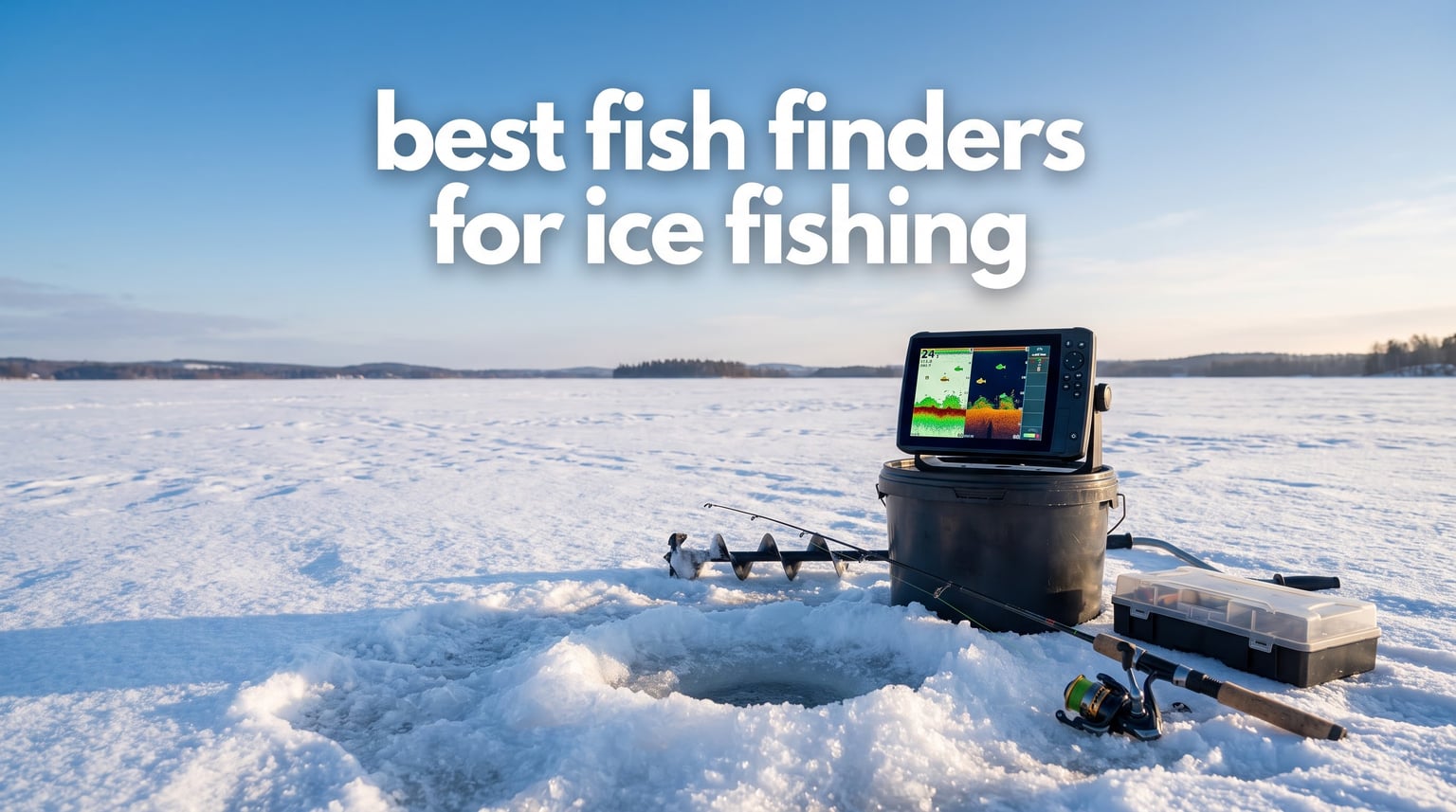 best fish finders for ice fishing
