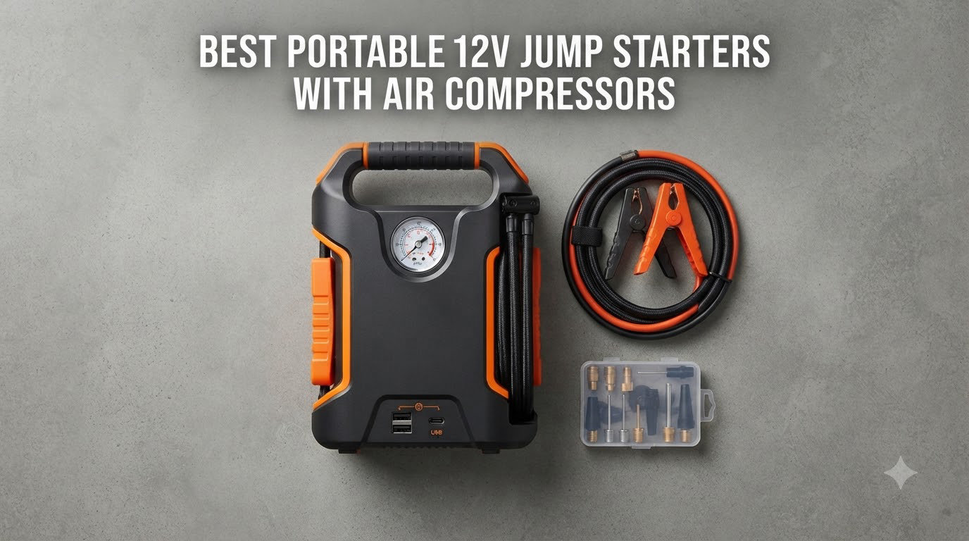 best portable 12v jump starters with air compressors
