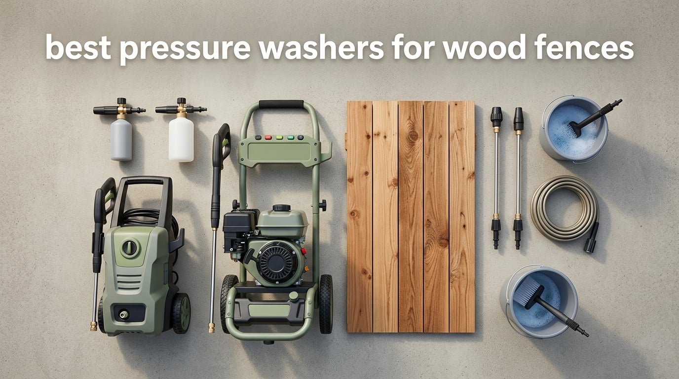 best pressure washers for wood fences