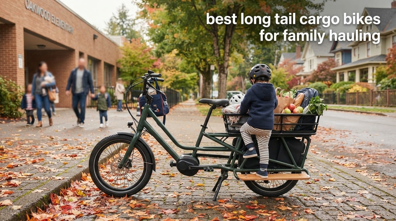 best long tail cargo bikes for family hauling
