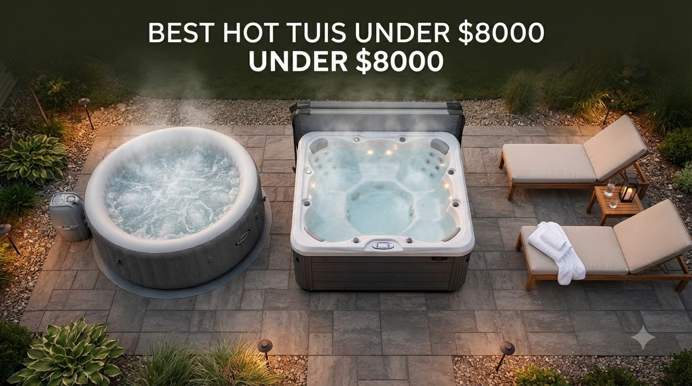 best hot tubs under $8000