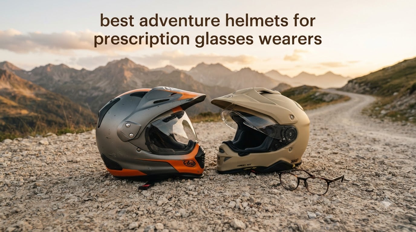 best adventure helmets for prescription glasses wearers