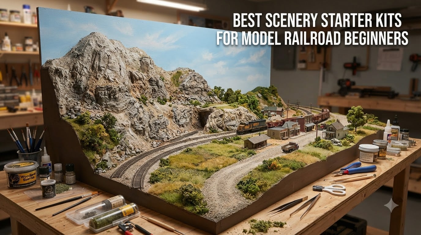 best scenery starter kits for model railroad beginners