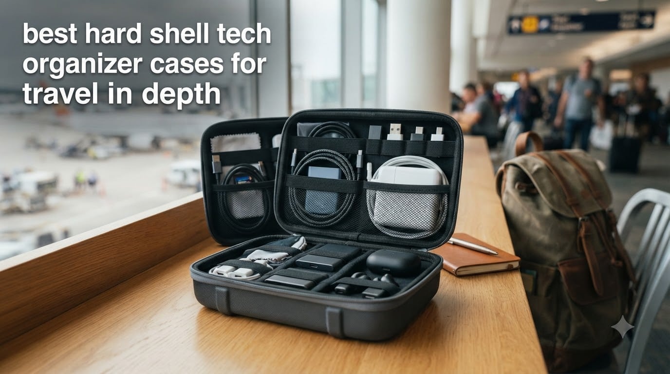 best hard shell tech organizer cases for travel in depth