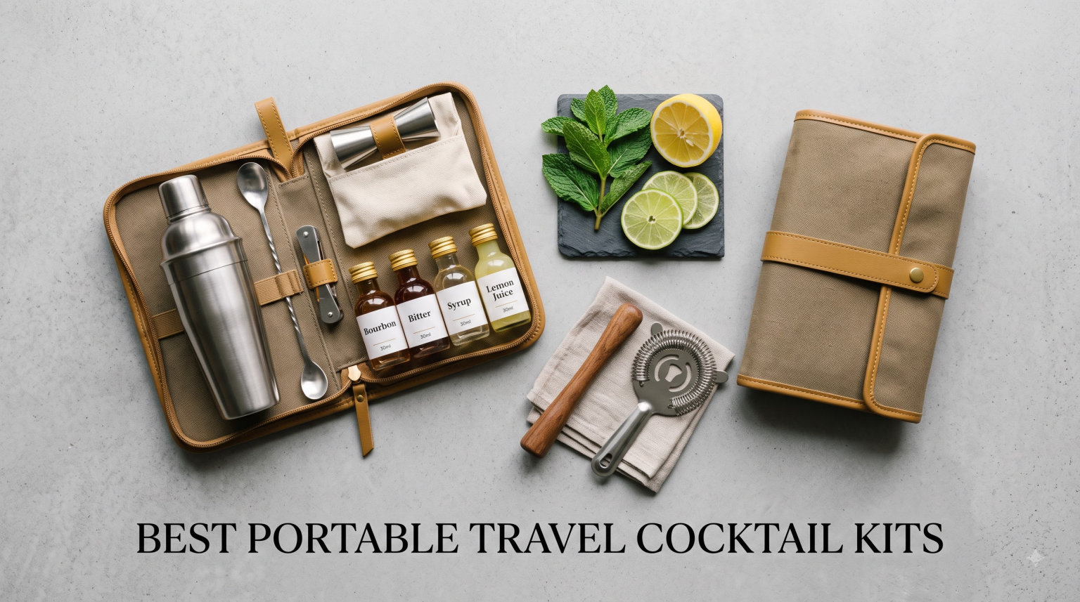 best portable travel cocktail kits