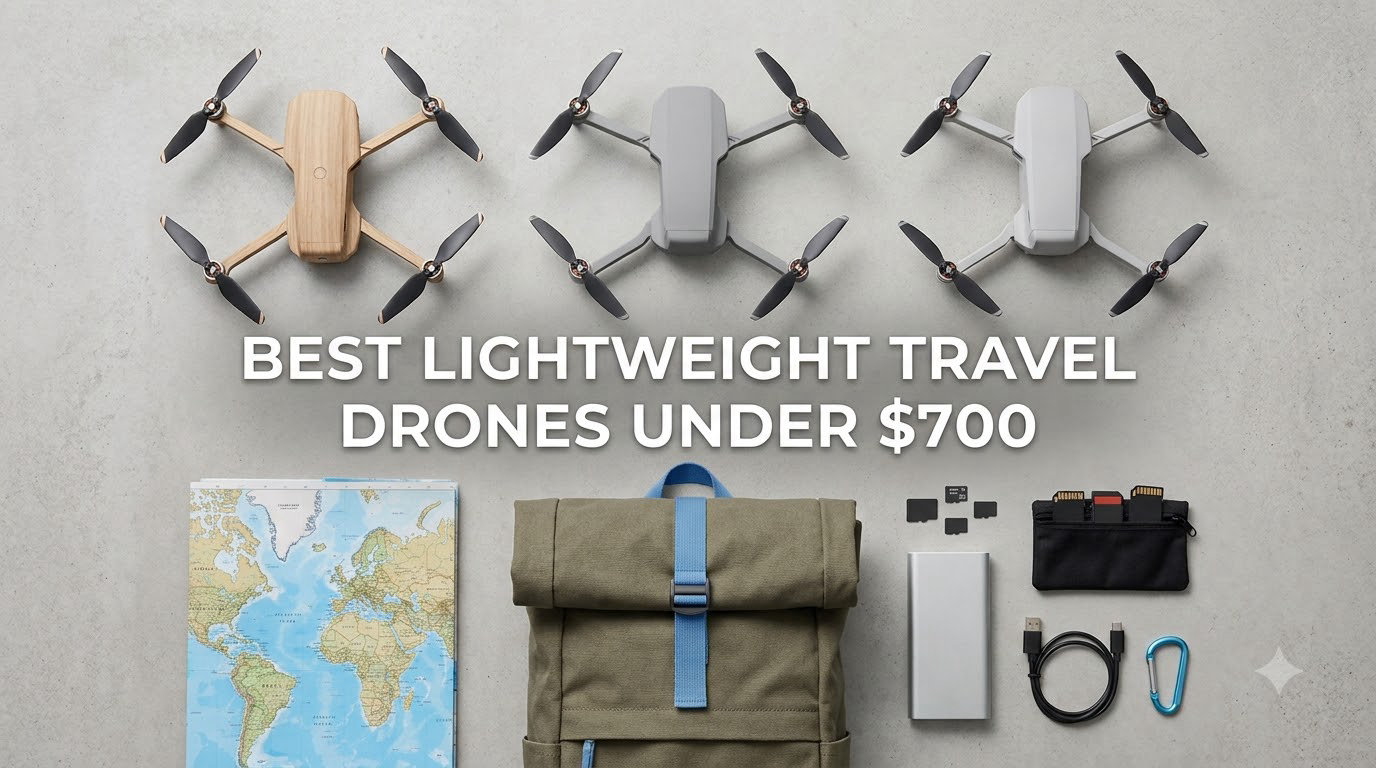 best lightweight travel drones under $700