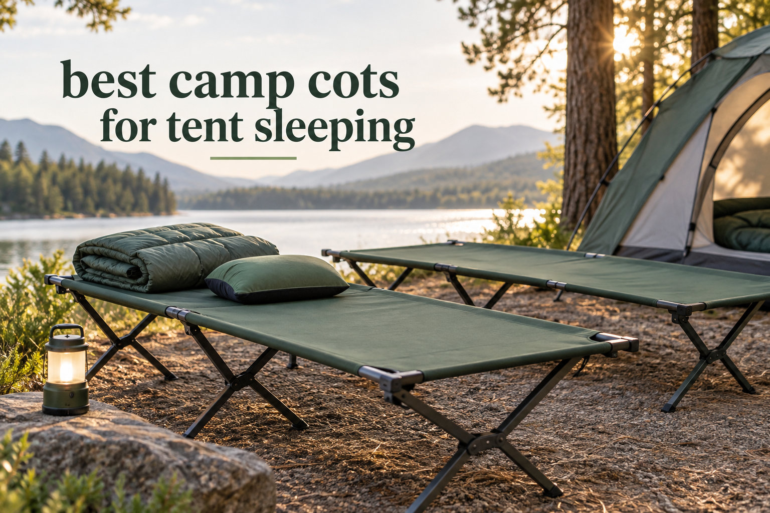 best camp cots for tent sleeping