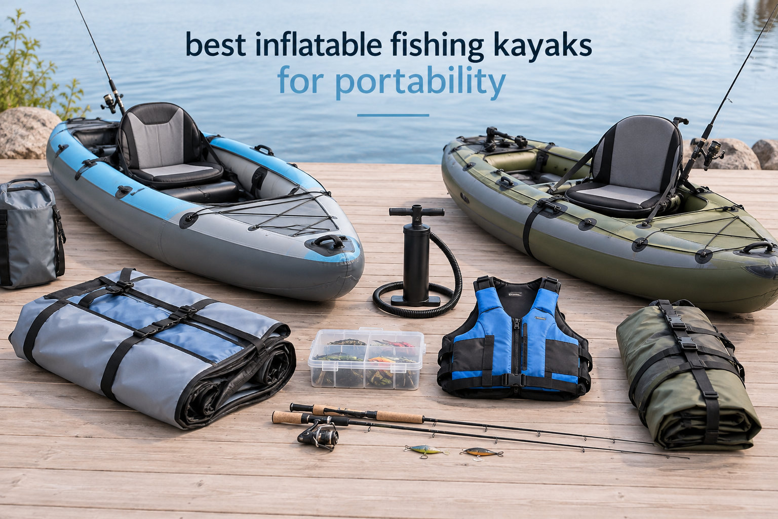 best inflatable fishing kayaks for portability