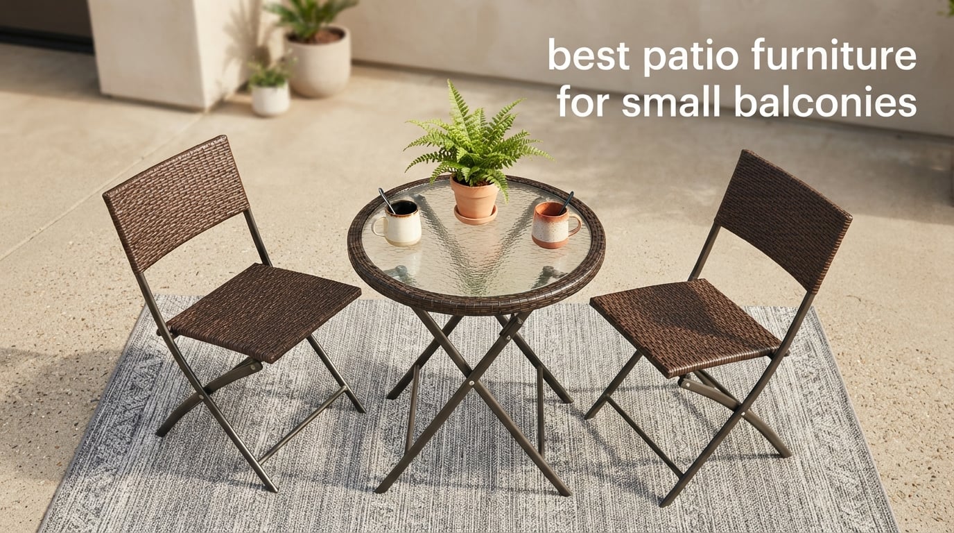 best patio furniture for small balconies