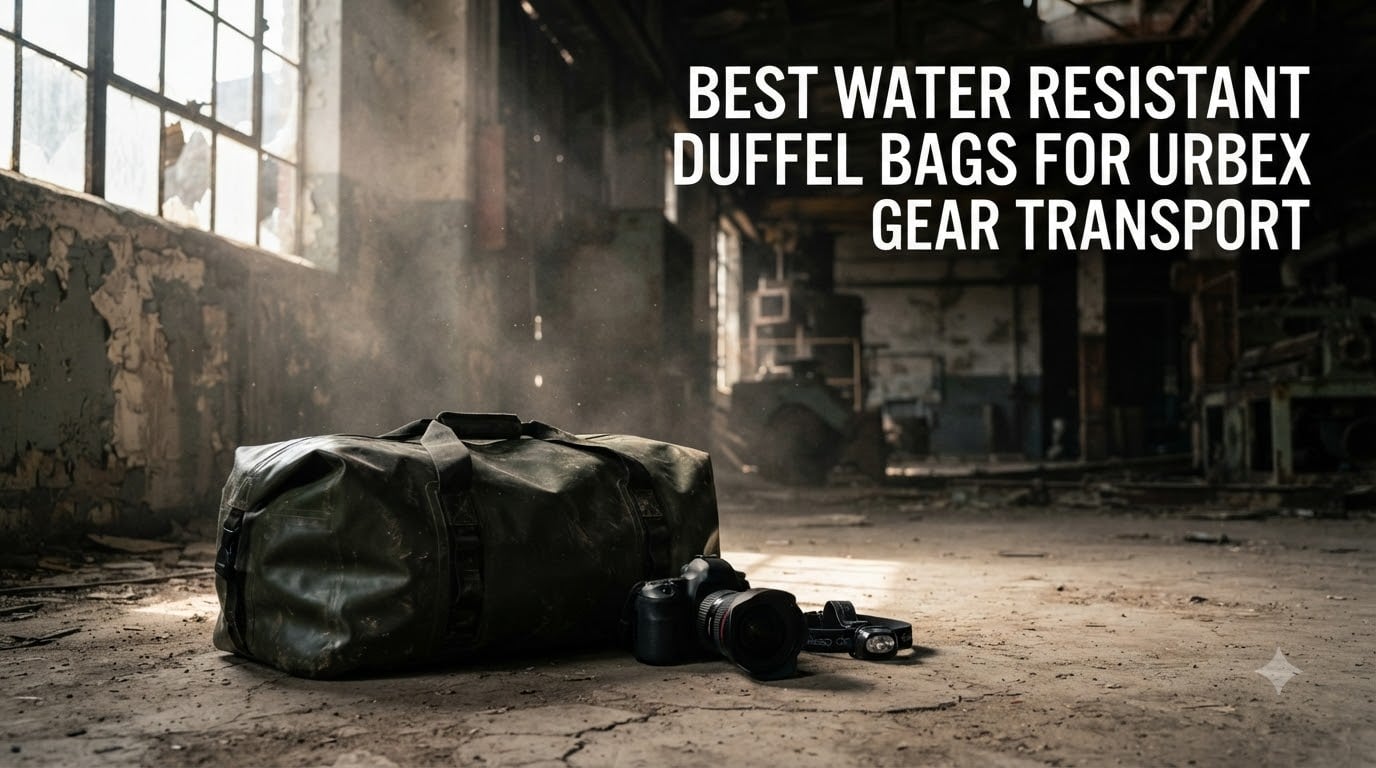 best water resistant duffel bags for urbex gear transport