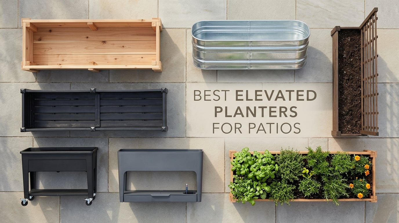 best elevated planters for patios