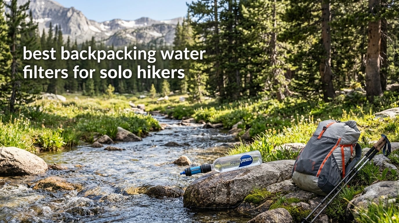 best backpacking water filters for solo hikers