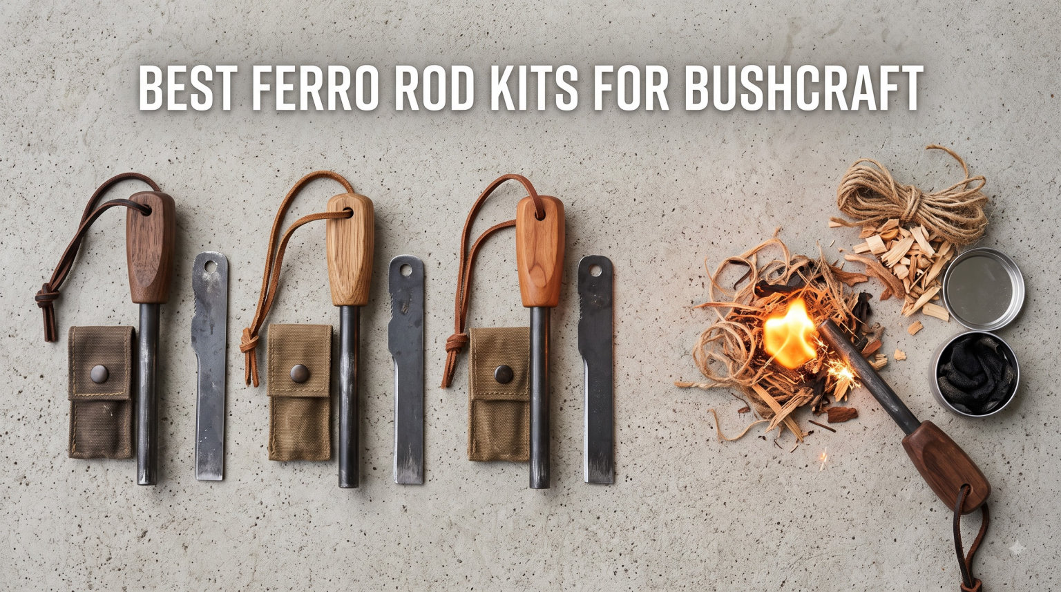 best ferro rod kits for bushcraft