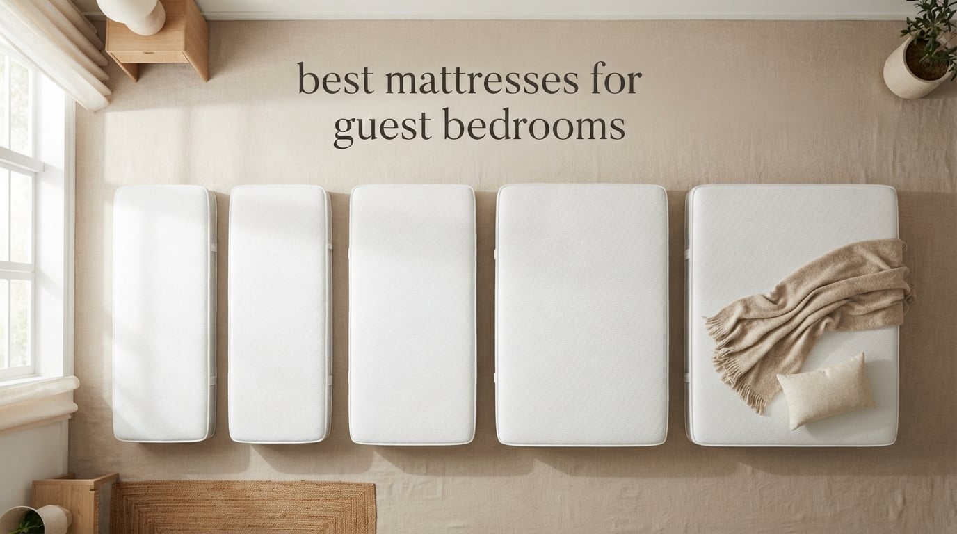 best mattresses for guest bedrooms