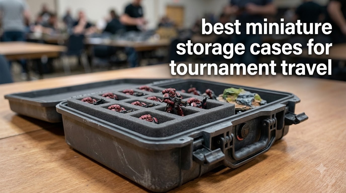 best miniature storage cases for tournament travel