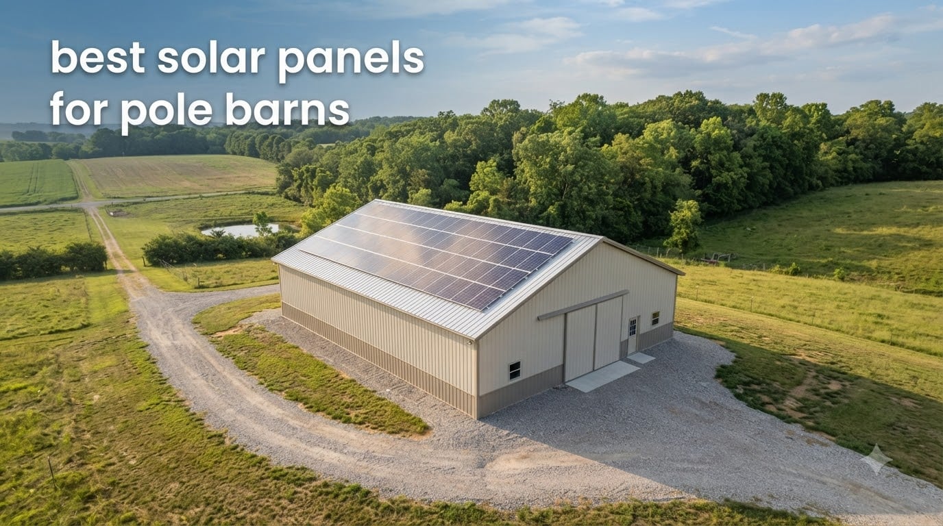 best solar panels for pole barns