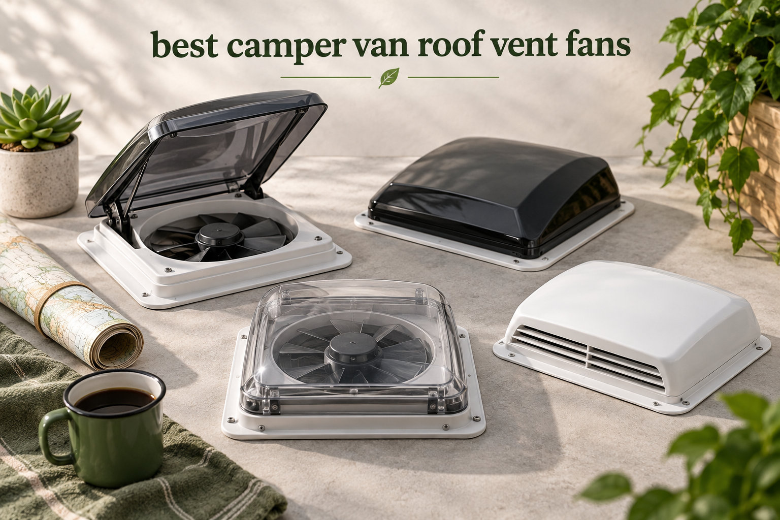 best camper van roof vent fans